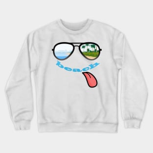 beach Crewneck Sweatshirt